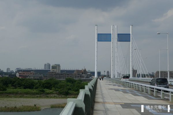 多摩川 是政橋